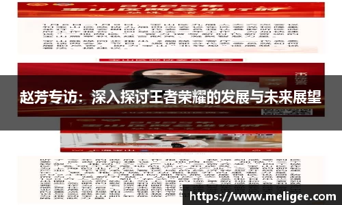 赵芳专访：深入探讨王者荣耀的发展与未来展望